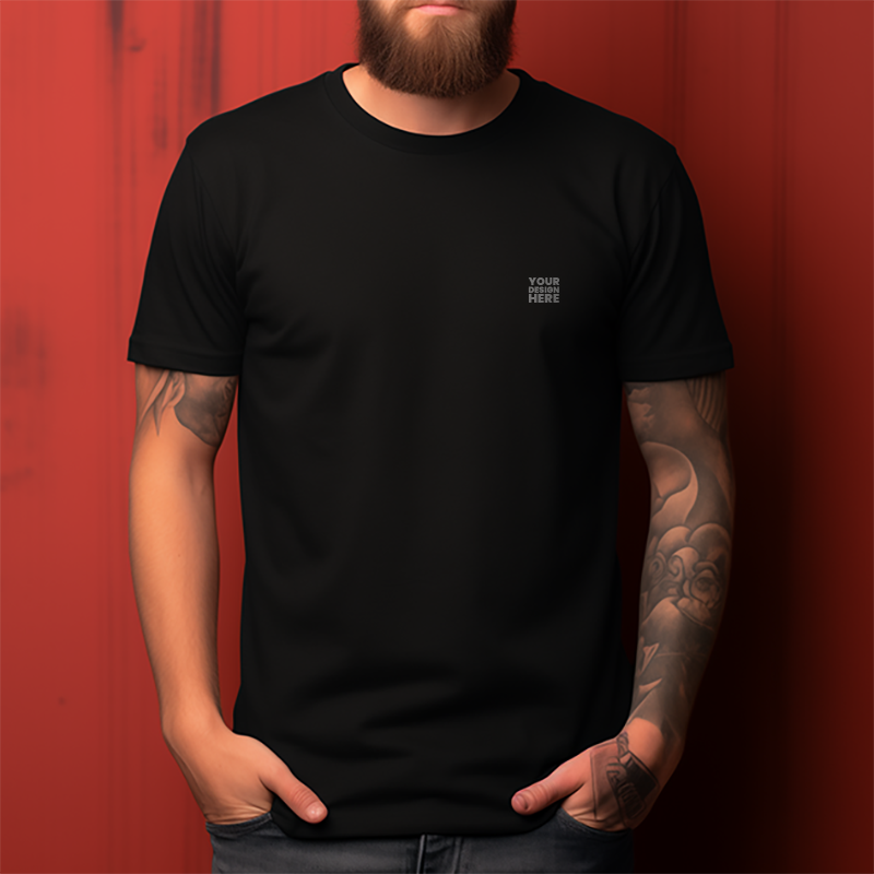 camiseta com logo personalizado peito